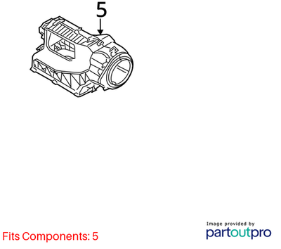 2012 Mini Cooper R56 Cabin Air Filter Housing Microfilter Used OEM 64113422674