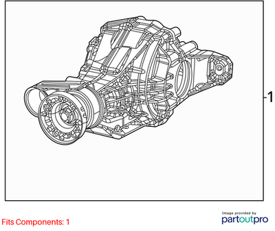 2015 Jeep Grand Cherokee Differential Housing Used OEM 68378937AB