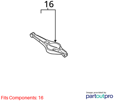 2009-2022 Volkswagen Tiguan Suspension Control Arm 1K0505311AB