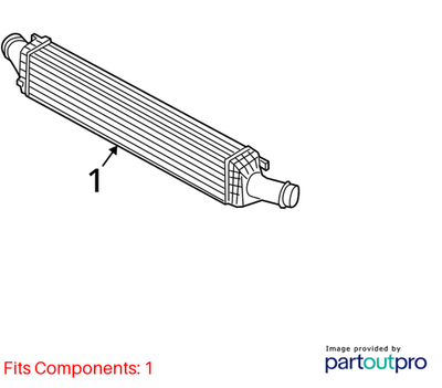 2013 Audi A6 Quattro Turbo Intercooler Used OEM 8K0145805AC