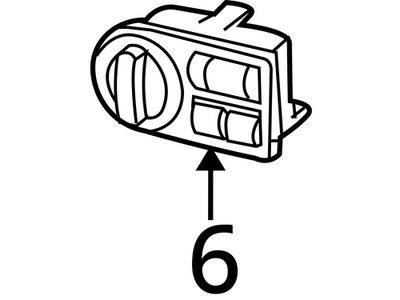 2007-2013 Land Rover Range Rover Headlamp Switch YUD501380PUY