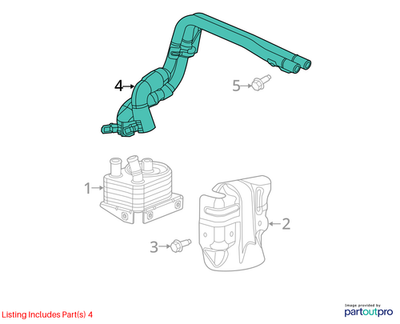Jeep 2013-2022 Jeep Compass Oil Cooler Tube 5047388AD