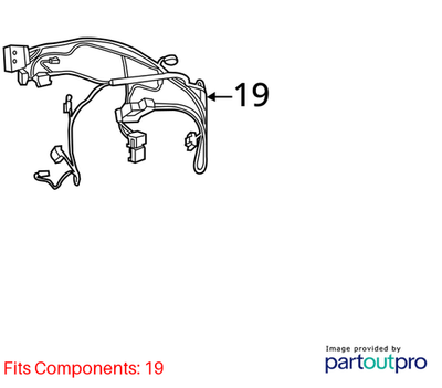 Jeep 2014-2023 Cherokee A/C And Heater Wiring 68223054AC