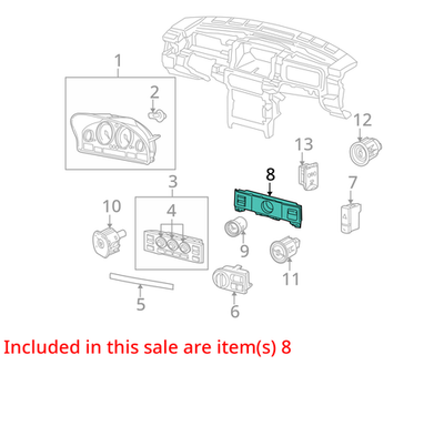 2002-2009 Land Rover Range Rover L322 Switch YUL501250