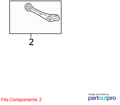 Audi 2009-2012 Audi A4 Suspension Control Arm 8K0407151D