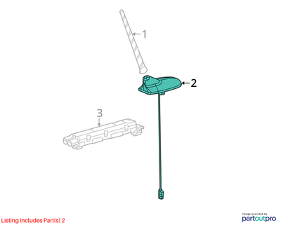 Jeep 2014-2015 Cherokee Base Cable And Bracket Antenna 5064642AE
