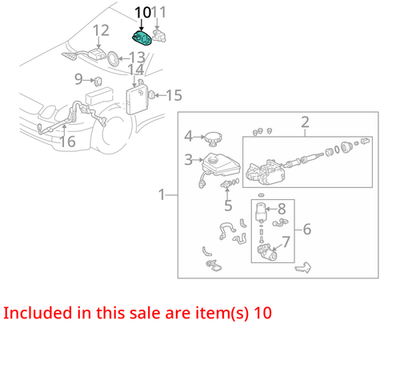1998-2005 Lexus GS400 Yaw Rate Sensor 8918330050