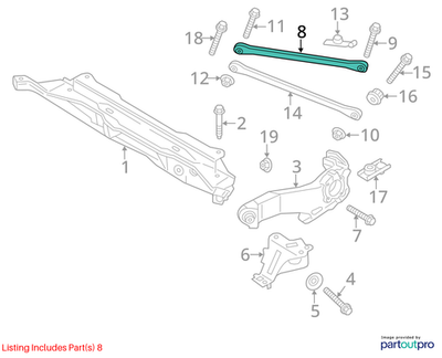 2012 Mini Cooper Countryman Upper Wishbone Used OEM 33326768724