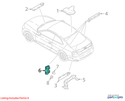 2011–2015 Audi A6 Disturbance Suppressor Module Used OEM 8T8035570