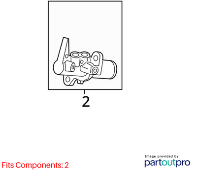 Audi 2012-2018 A6 Brake Master Cylinder 4G1611021C
