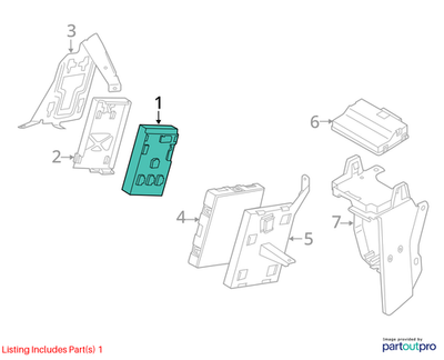 Volkswagen 2013-2014 Touareg Control Module 4H0907063CGZ05