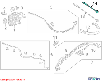 Jeep 2014-2020 Cherokee Oxygen Sensor 5149180AB