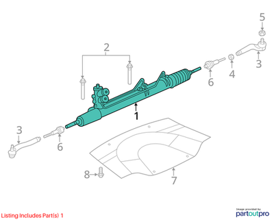 Dodge 2006-2010 Dodge Charger Rack And Pinion Gear 4782341AM