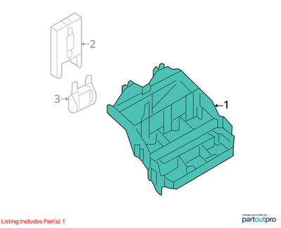 2012 Audi A4 Bracket for Connector Housing (A-Pillar) Used OEM 8K0937545B