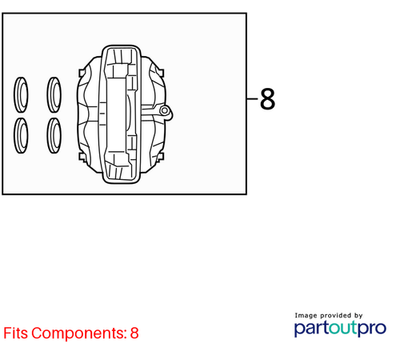Dodge 08-23 Challenger Disc Brake Caliper Assembly Right 5175106AB