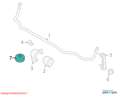 2011–2016 BMW 520i Right Rear Suspension Vibration Absorber USED OEM 33506852836