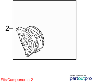 Audi 2009-2012 A4 Alternator 06H903016LX