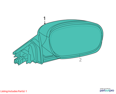 Dodge 2006-2010 Dodge Charger Outside Rear View Mirror 4805882AK