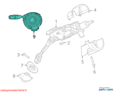 Jeep 2014-2023 Cherokee Steering Column Module 68455810AA