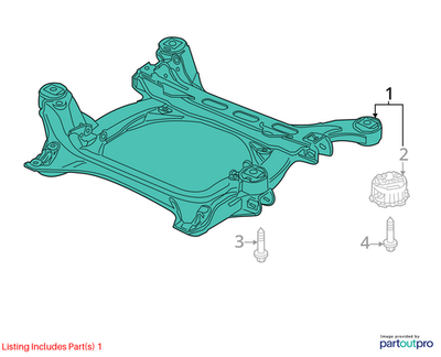 2012 Volkswagen Touareg Front Suspension Subframe Used OEM 7L0499030T