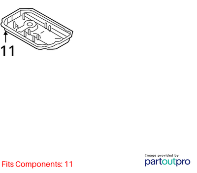 Audi 2009-2017 Q5 Engine Oil Pan Lower 06E103604K