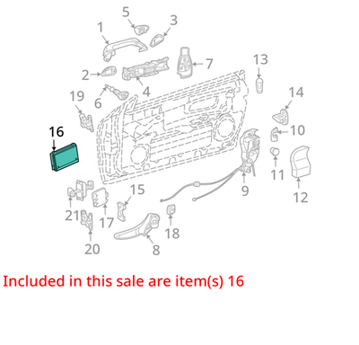 2003-2009 Mercedes-Benz CLK55 AMG Door Control Module Right Passenger 2098202026