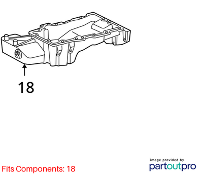 Jaguar 1999-2002 Jaguar S-Type Engine Oil Sump Pan XR81364