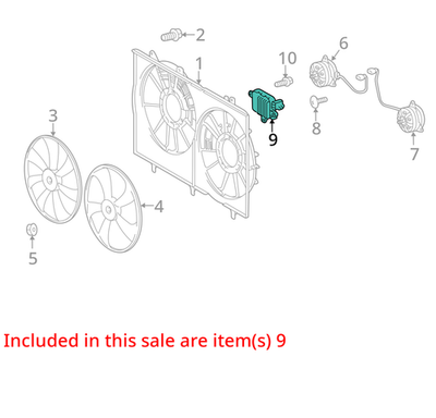 2009-2016 Toyota Avalon Engine Cooling Fan Controller 8925730070