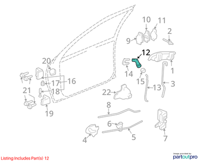 1996-2005 Chevrolet Cavalier Rear Axle 12533510