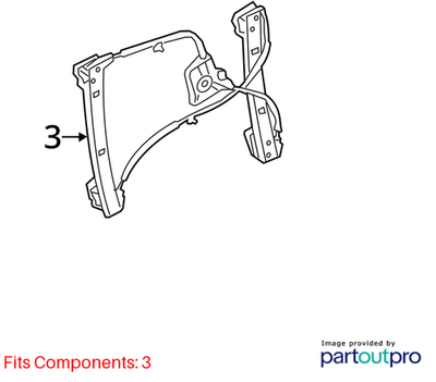 2011–2018 Audi A6/S6 Front Right Window Regulator OEM 4G0837462
