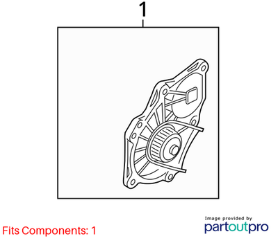 Volkswagen 2014-2022 Passat Engine Water Pump 06L121012L
