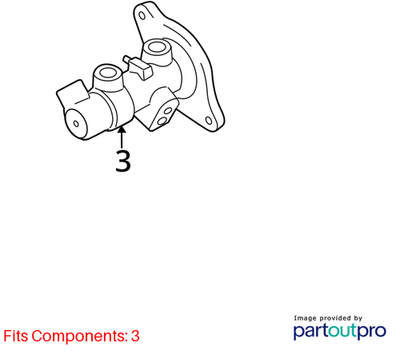 Volkswagen 04-10 Volkswagen Jetta Brake Master Cylinder 1K1614019AF