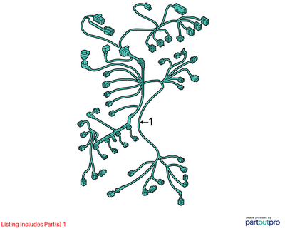Audi 2013-2016 A4 Engine Wiring Harness 8K1971072BG