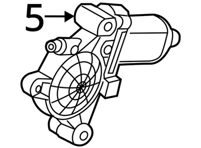2019-2023 Volkswagen Atlas Cross Sport Window Motor 4K0959801