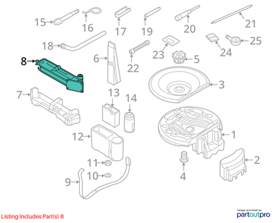Audi 2013 Audi A4 Floor Jack 4G0011031L