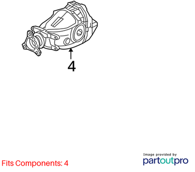 Dodge 2006-2008 Dodge Charger Rear Axle Differential 4578032AD