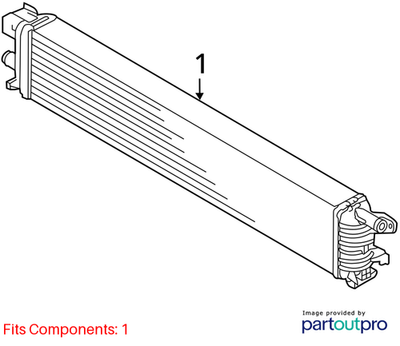 Audi 2012-2018 Audi A6 Radiator 4G0145804D