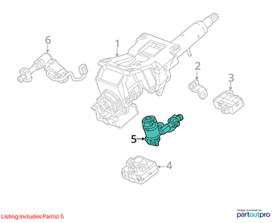 2018 Cadillac CTS Steering Column Tilt Actuator Used OEM 22774529