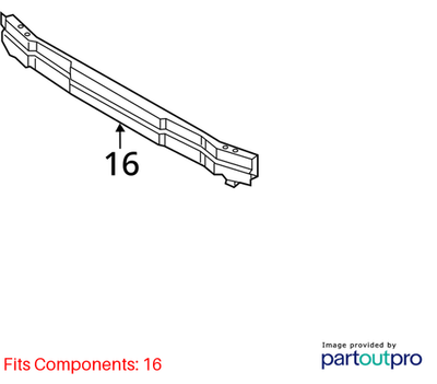 2013 Audi Q5 Front Bumper Carrier Used OEM 8R0807113B