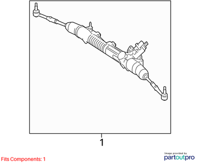 07-10 Mercede-Benz  CL550 Steering Rack 2214602500