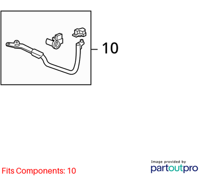 Chevrolet Camaro Battery Negative Cable 3.6L V6 Auto 92241442