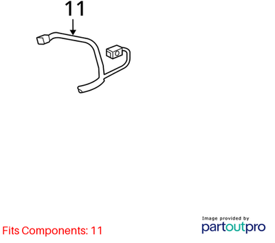 2011 Chevrolet Camaro Headlight Wiring Harness Used OEM 22915134