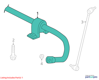 Volkswagen 2012-2019 Volkswagen Beetle Suspension Stabilizer Bar 561411303