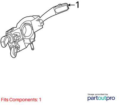 Volkswagen 2011-2017 Volkswagen Touareg Combination Switch 7P6953502