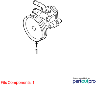 Audi 2010-2012 A5 Power Steering Pump 8K0145153F