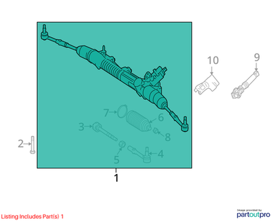 07-10 Mercede-Benz  CL550 Steering Rack 2214602500