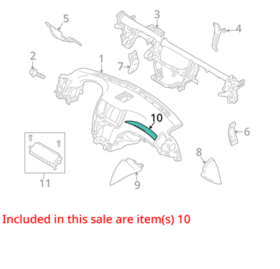 2007-2009 Infiniti G35 FINISHER-INSTRUMENT 68411JK620