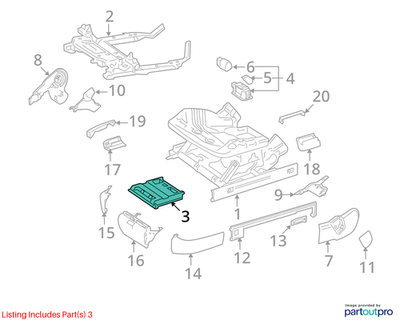 Mercedes-Benz 07-13 S550 Seat Control Module 2218707393