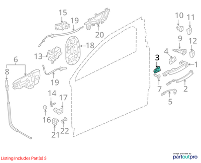 2012–2015 Audi A6 Front Underlay Sound Insulation Used OEM 4H0837209
