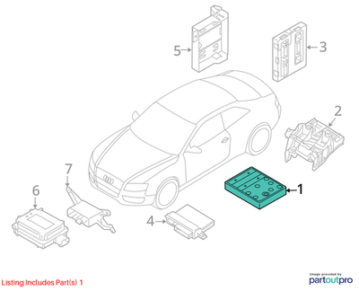 2013-2016 Audi A4 Parking Aid Control Module 8K0907063DL